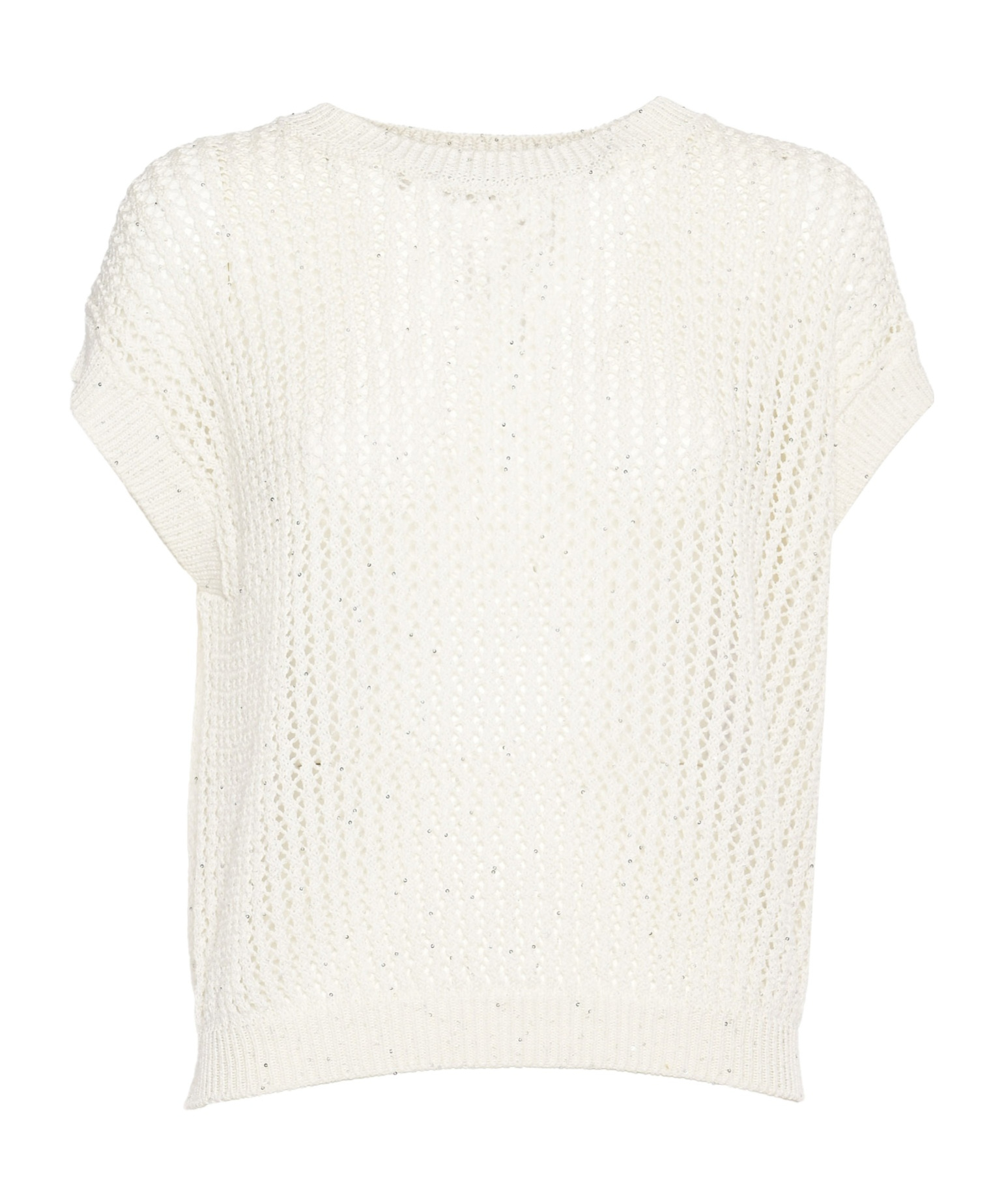Peserico Sequinned Vest In White