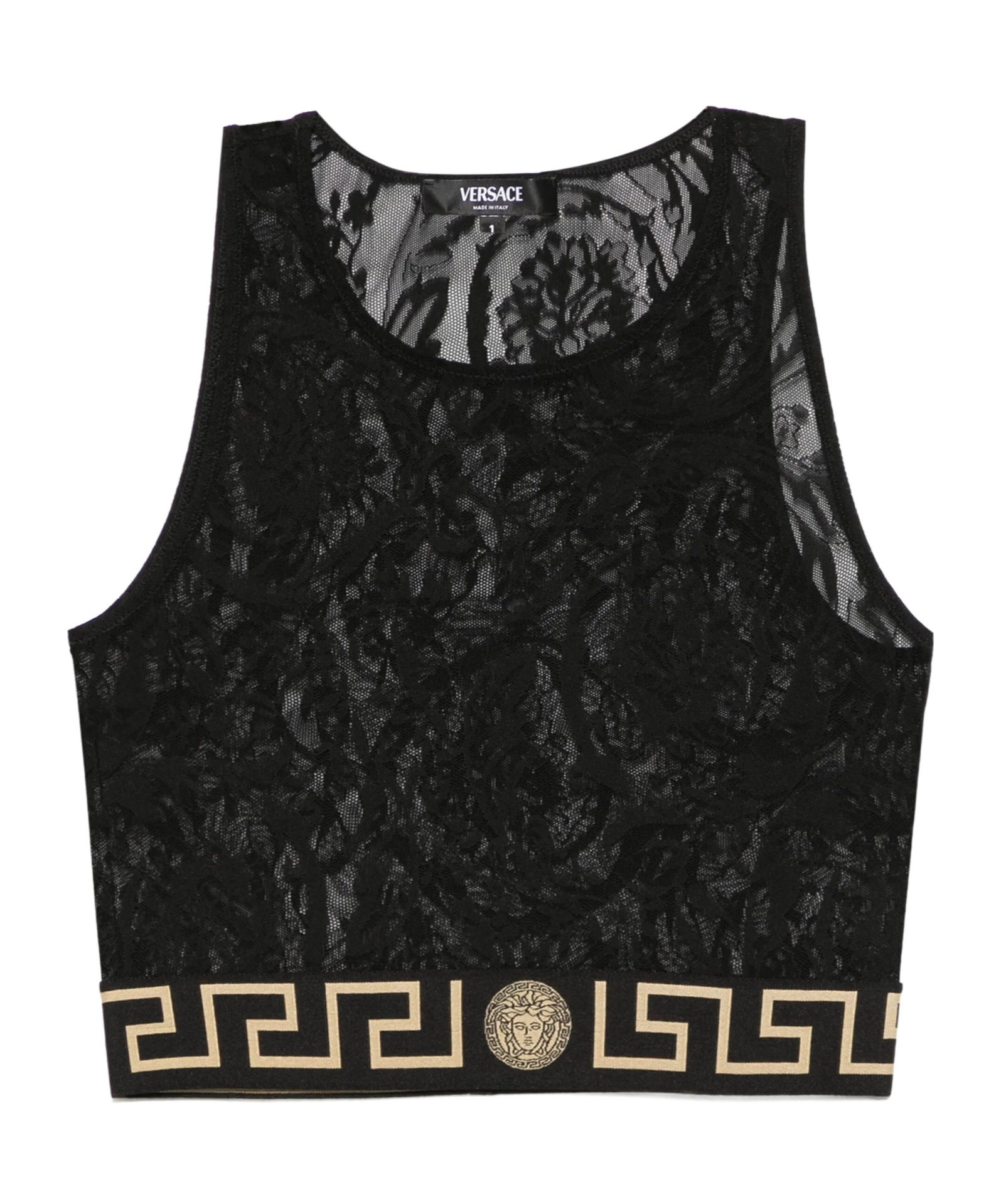 Versace Underwear Top Baroque Jacq Clothing In Blue