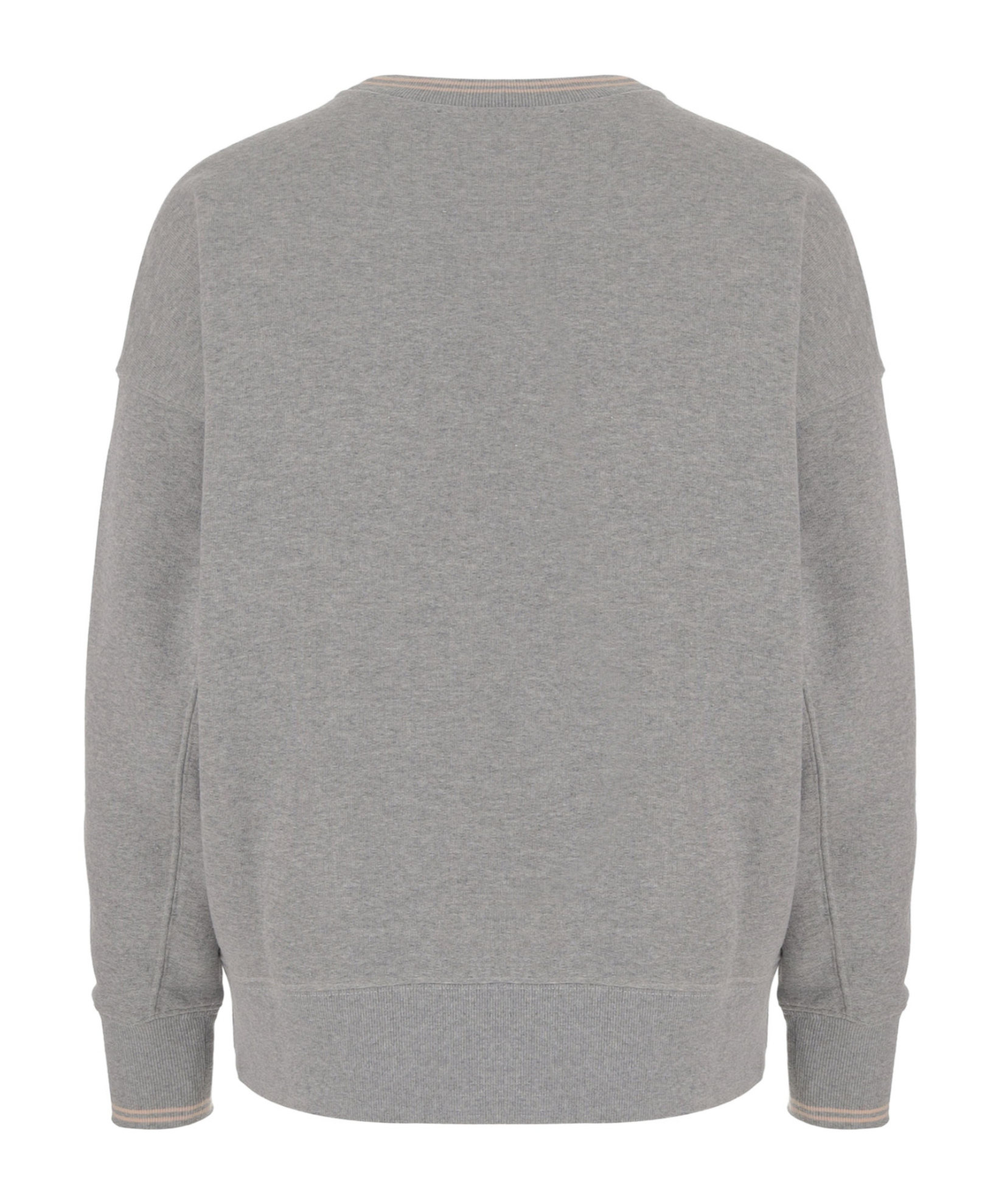 Autry Cotton Crew Neck Sweatshirt With Logo Lettering In Gray