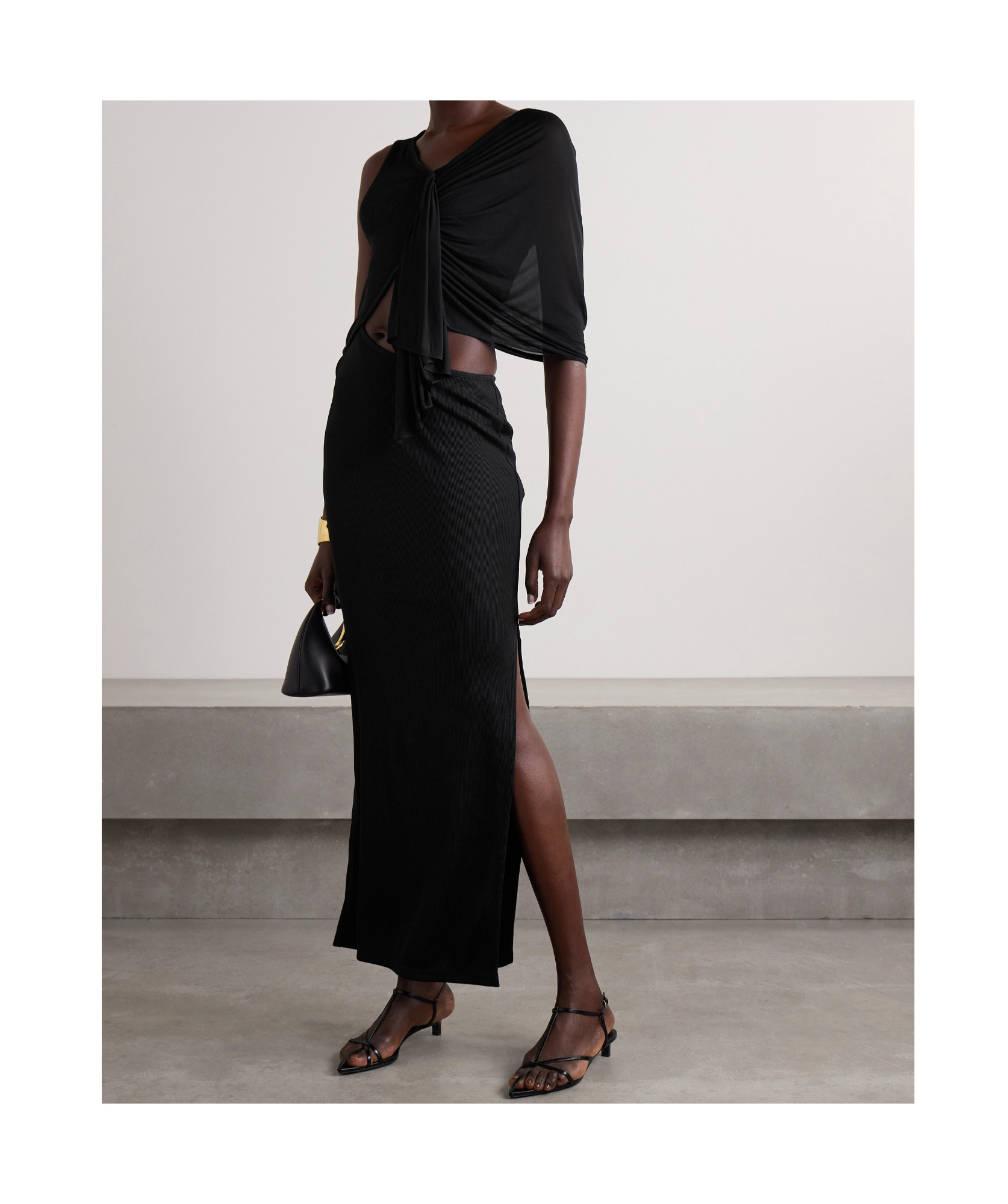 Christopher Esber Hollow Design Dress In Black