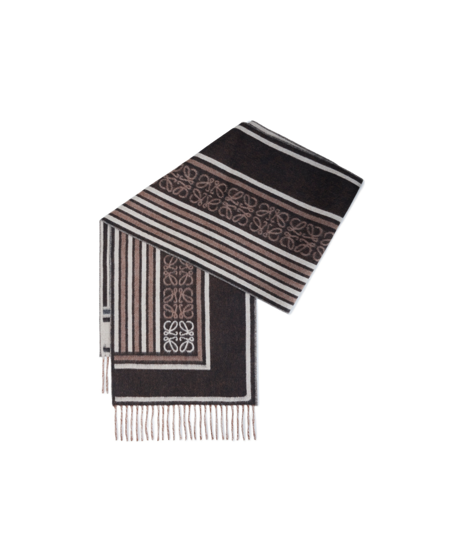 Loewe Scarf In Wool And Cashmere In Multi