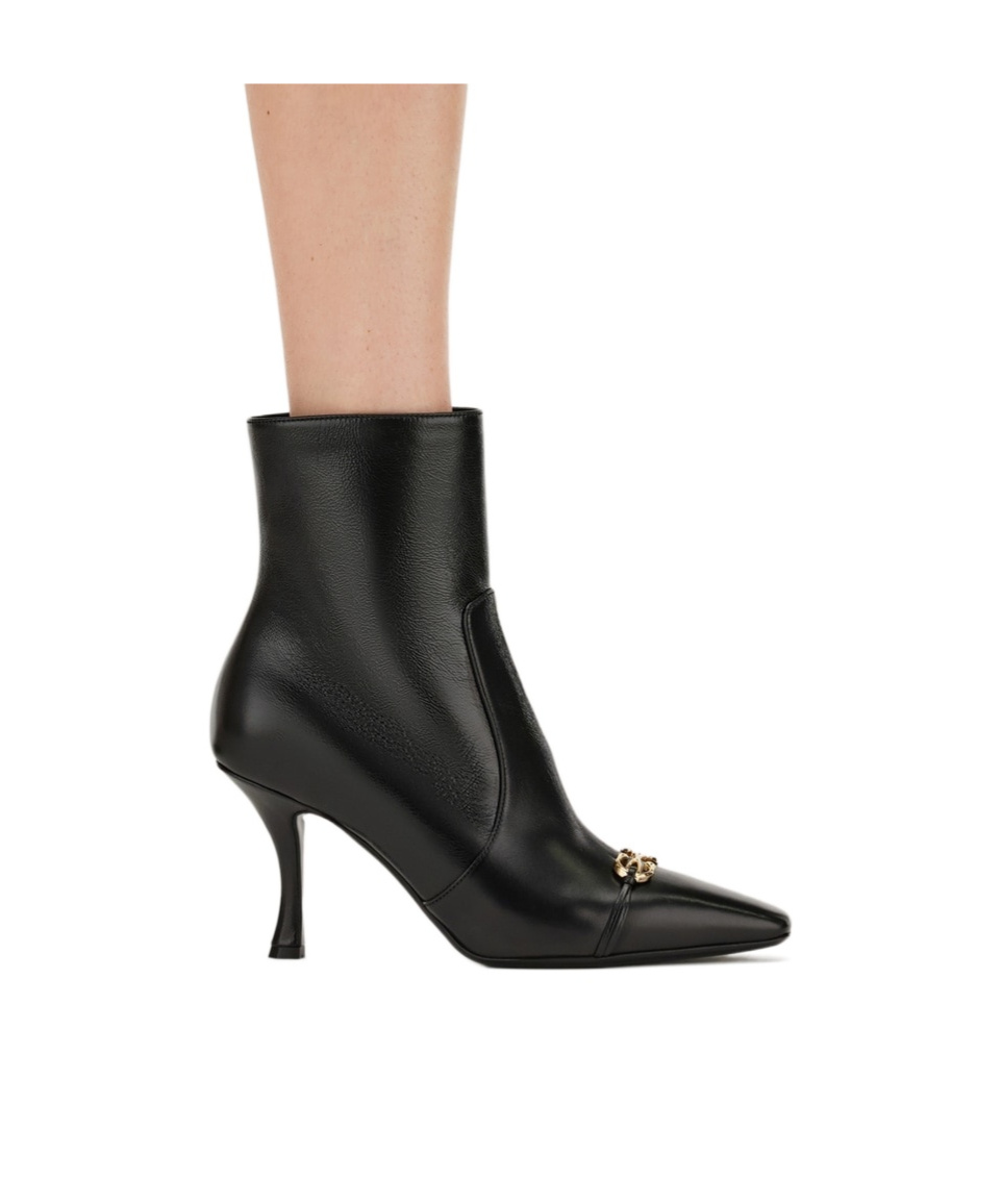 Shop Ferragamo Short Boot In Black
