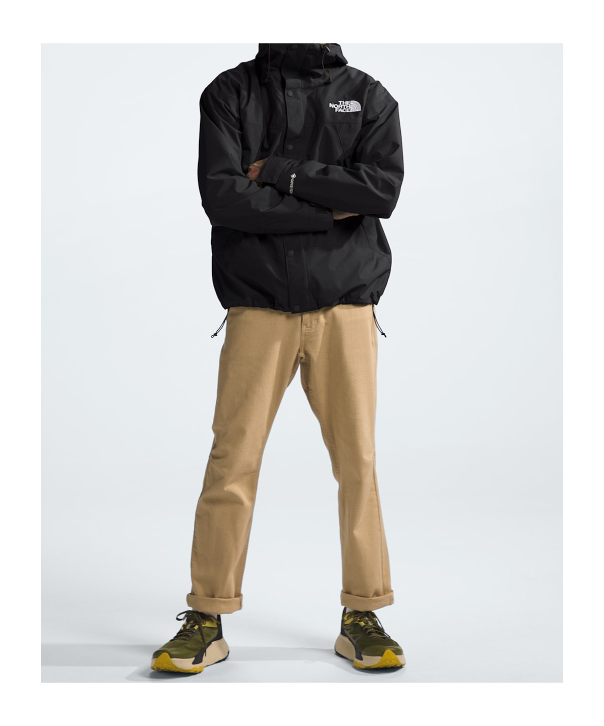 Shop The North Face Mens Gore-tex Mountain Jacket Nf0a831m4hf 'black'