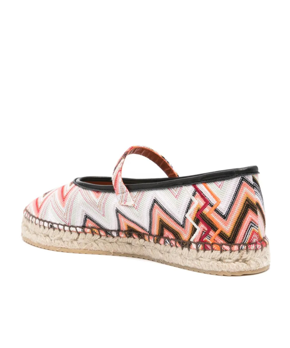 Missoni Zigzag Espadrilles In Nude