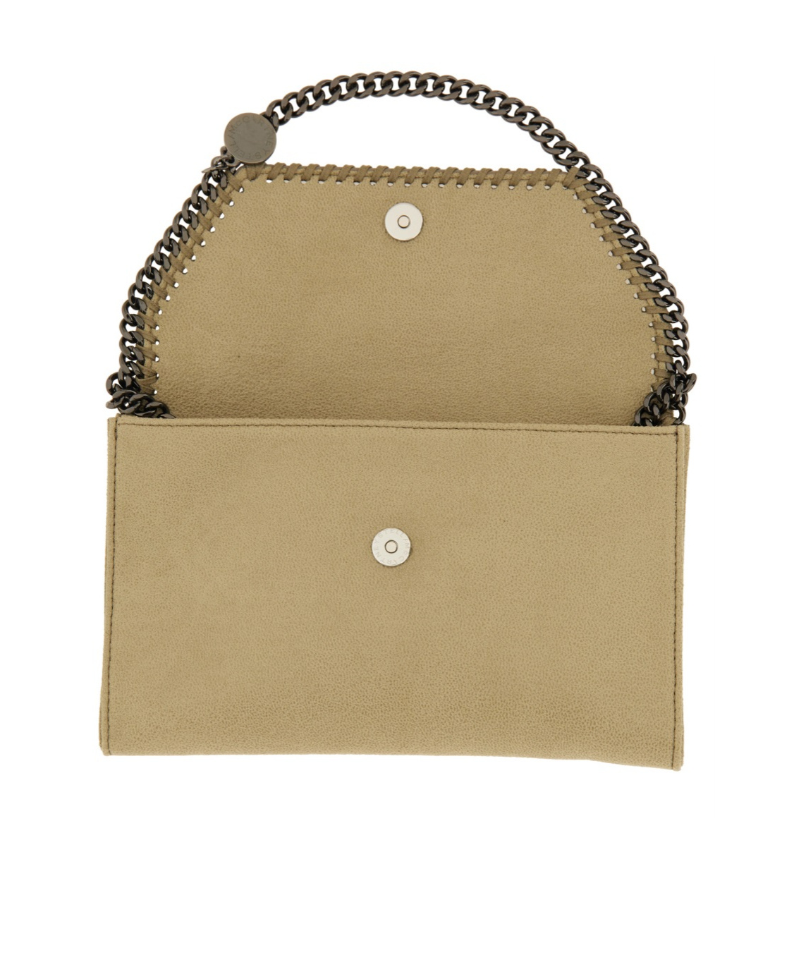 Stella Mccartney Flip Shoulder Bag In Nude