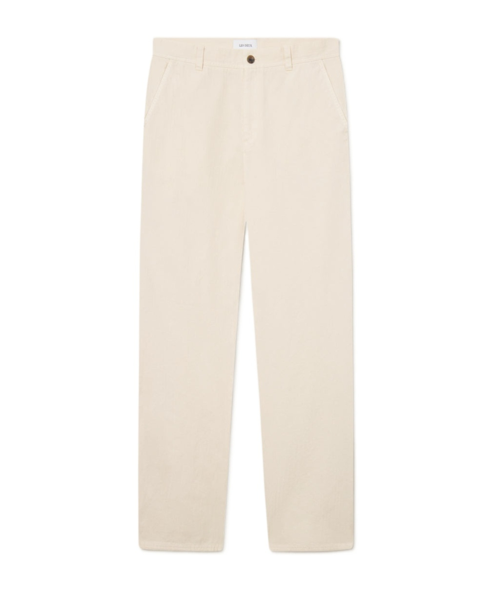 Les Deux Kody Heavy Corduroy Pants In White