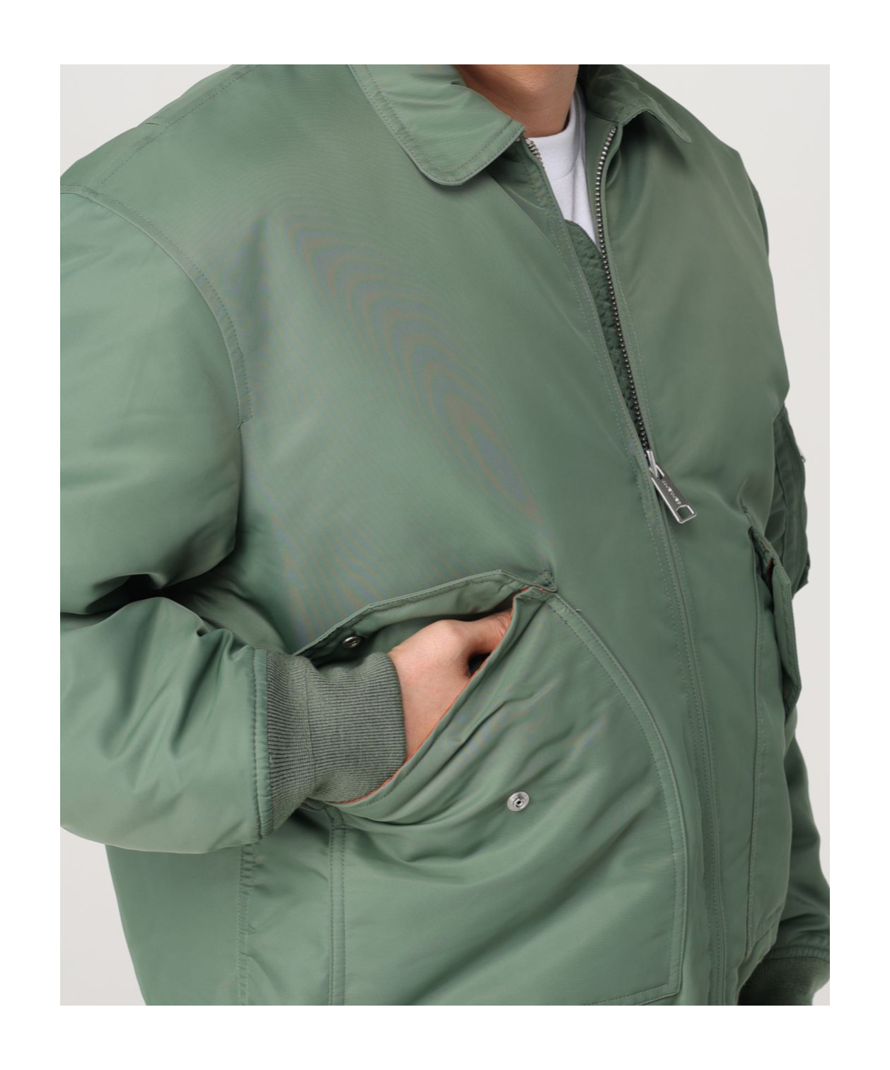Carhartt Olten Bomber Jacket In Green