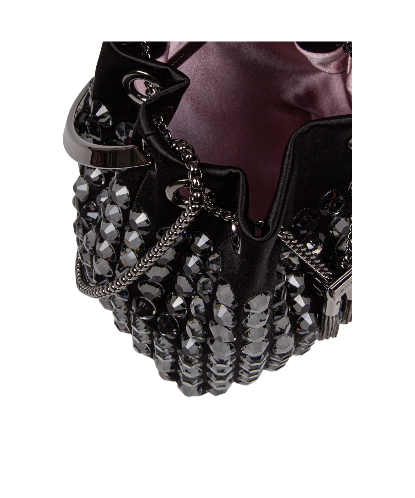 Jimmy Choo Drawstring Handbag In Black
