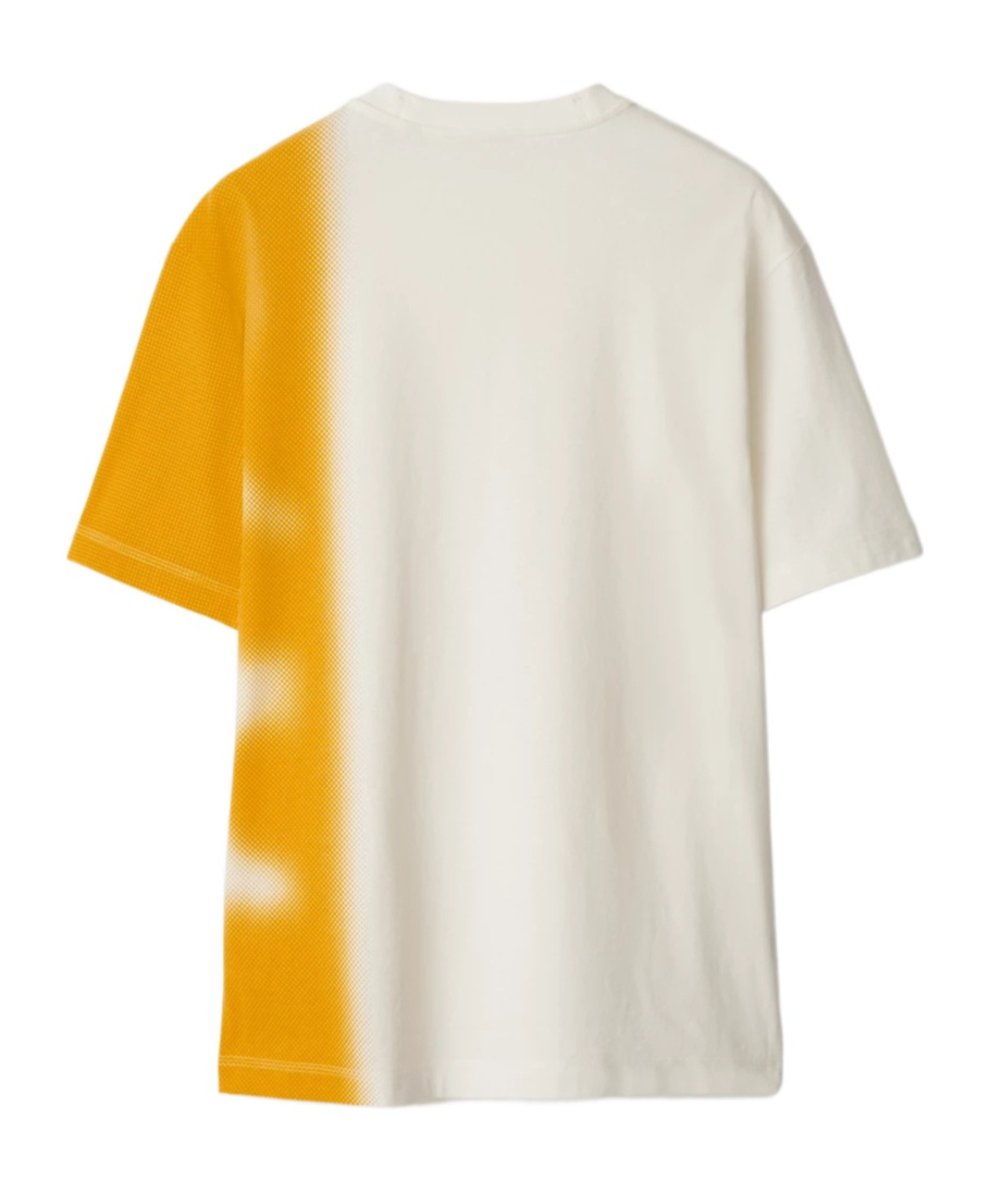 Burberry Ekd Two-tone Crew Neck Cotton T-shirt