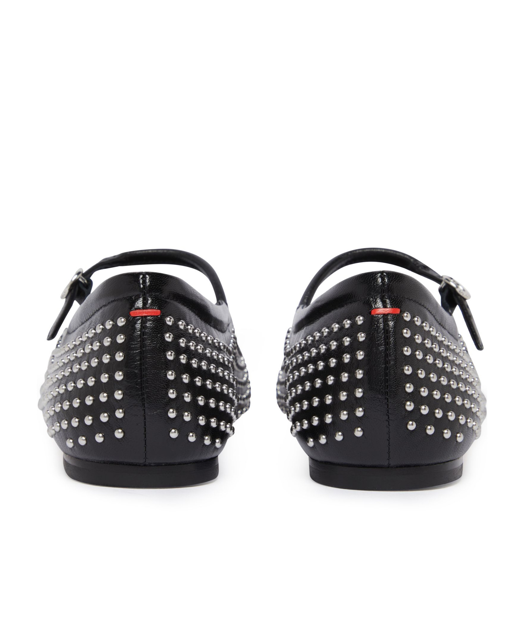 Aeyde Square Toe Ballet Flats In Black