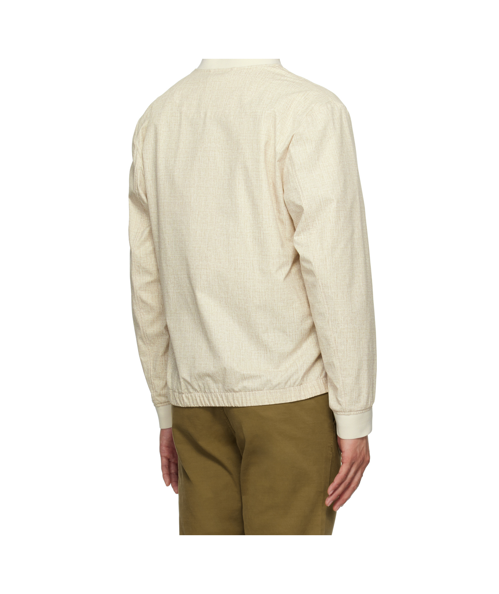 Shop Hugo Boss Beige Slim-fit Bomber Jacket In Nude
