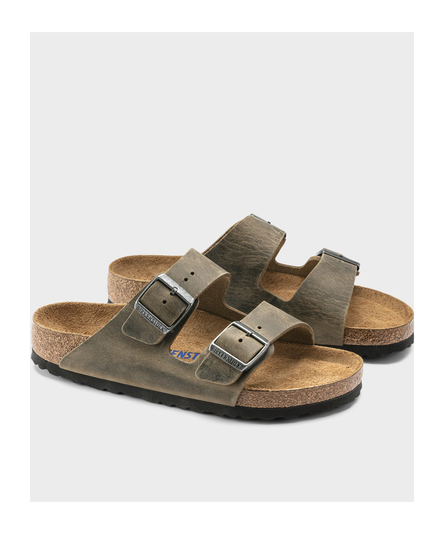 Birkenstock Open-toed Slippers In Green