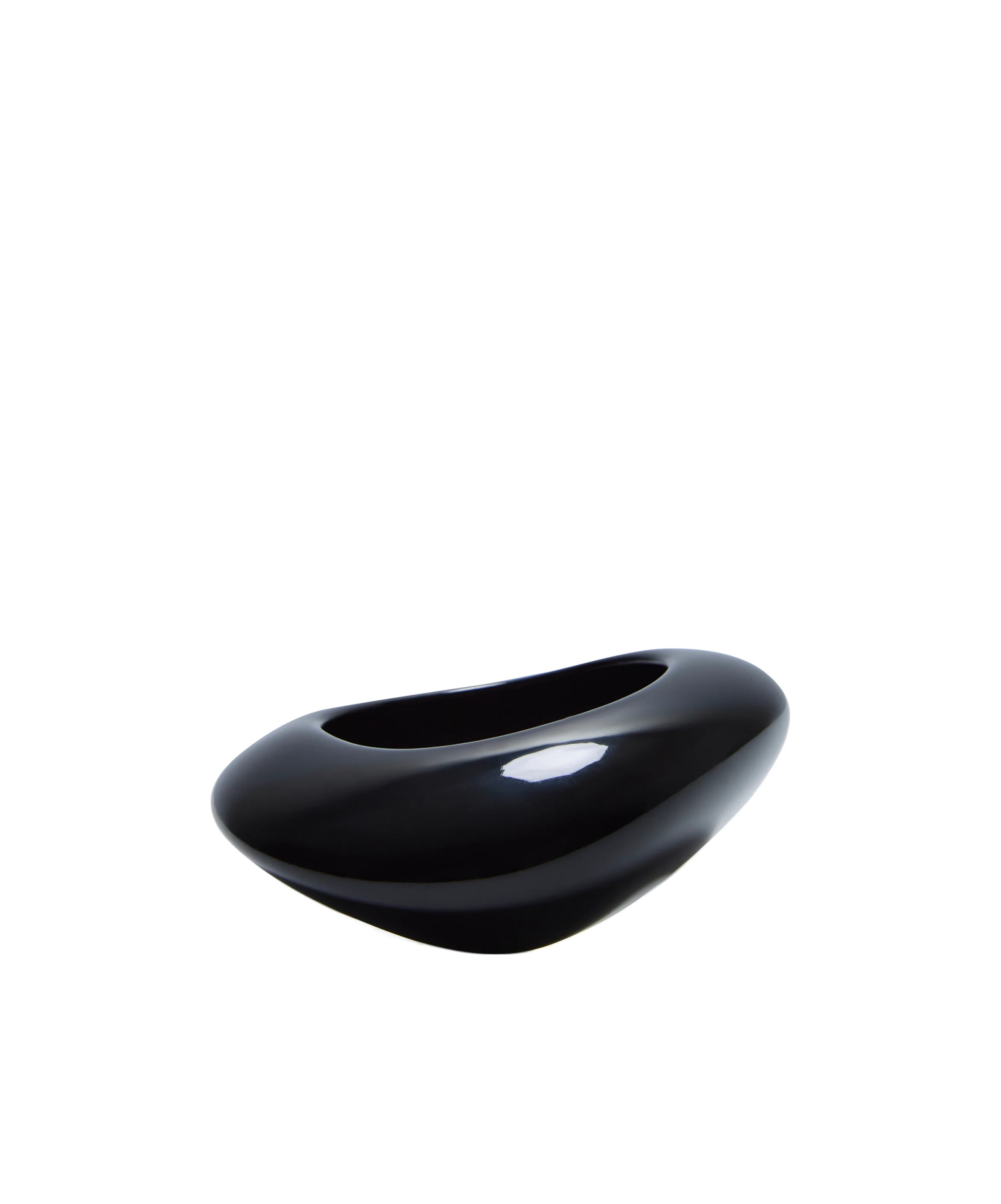 Saint Laurent Wavy Bracelet In Black