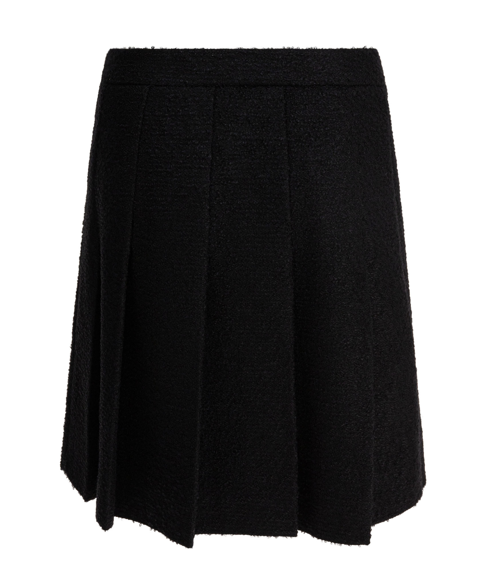 Celine Pleated Skirt In Black