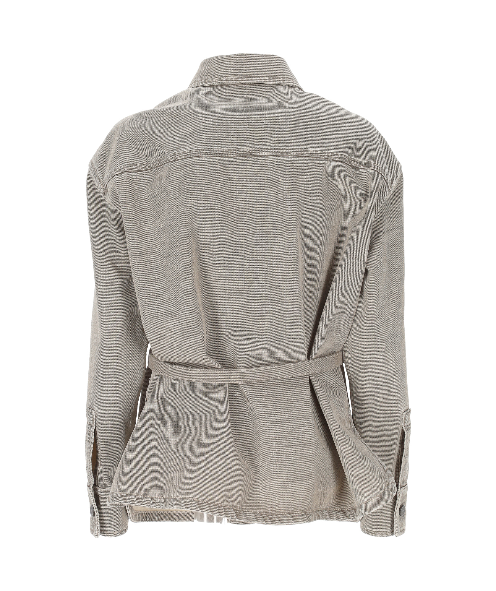 Fendi Women Cappuccino Denim Go-to Jacket In Brown