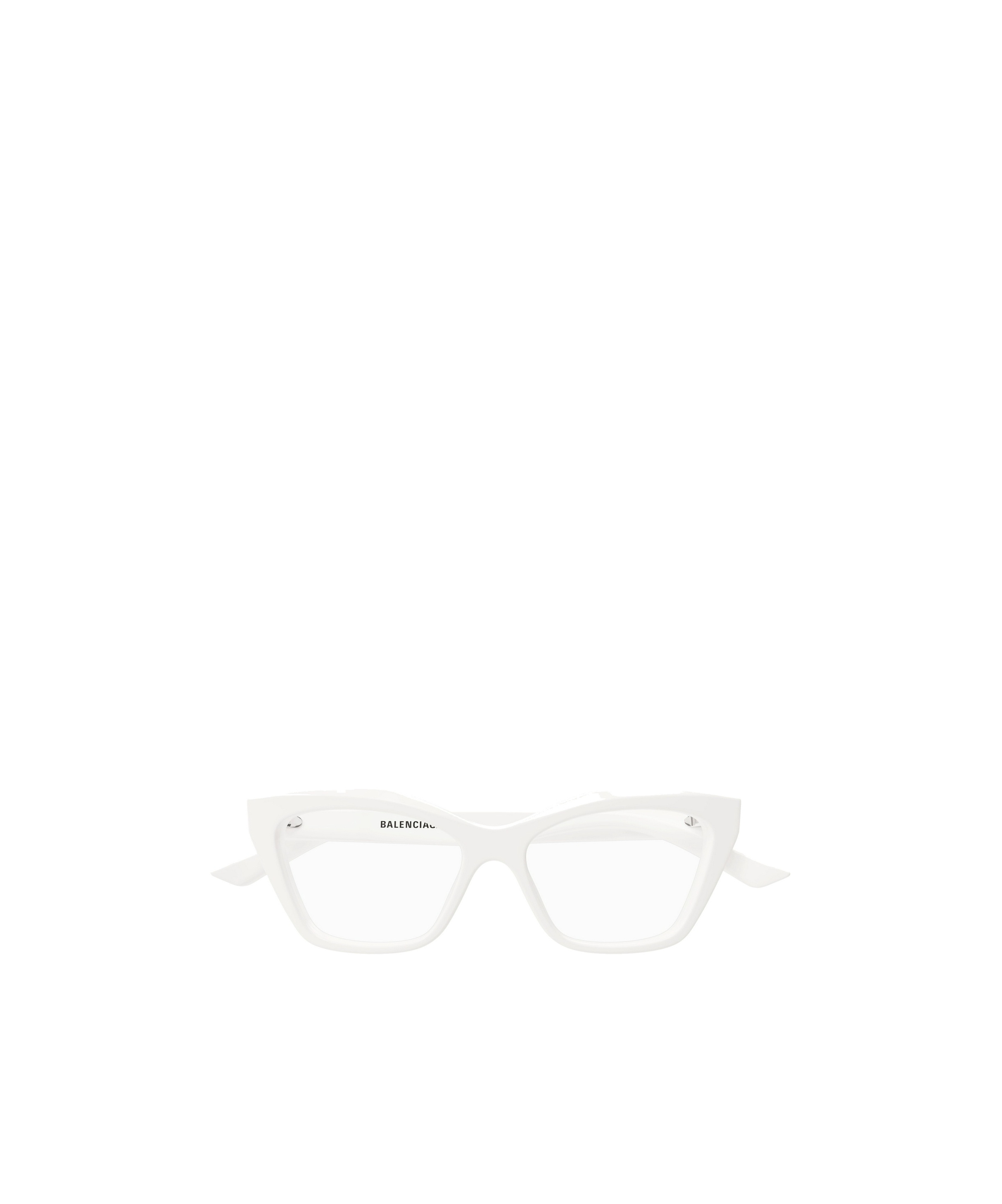 Balenciaga Geometrically Framed Flat Mirror In White