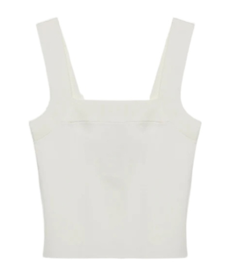 Simkhai Sleeveless Vest In White