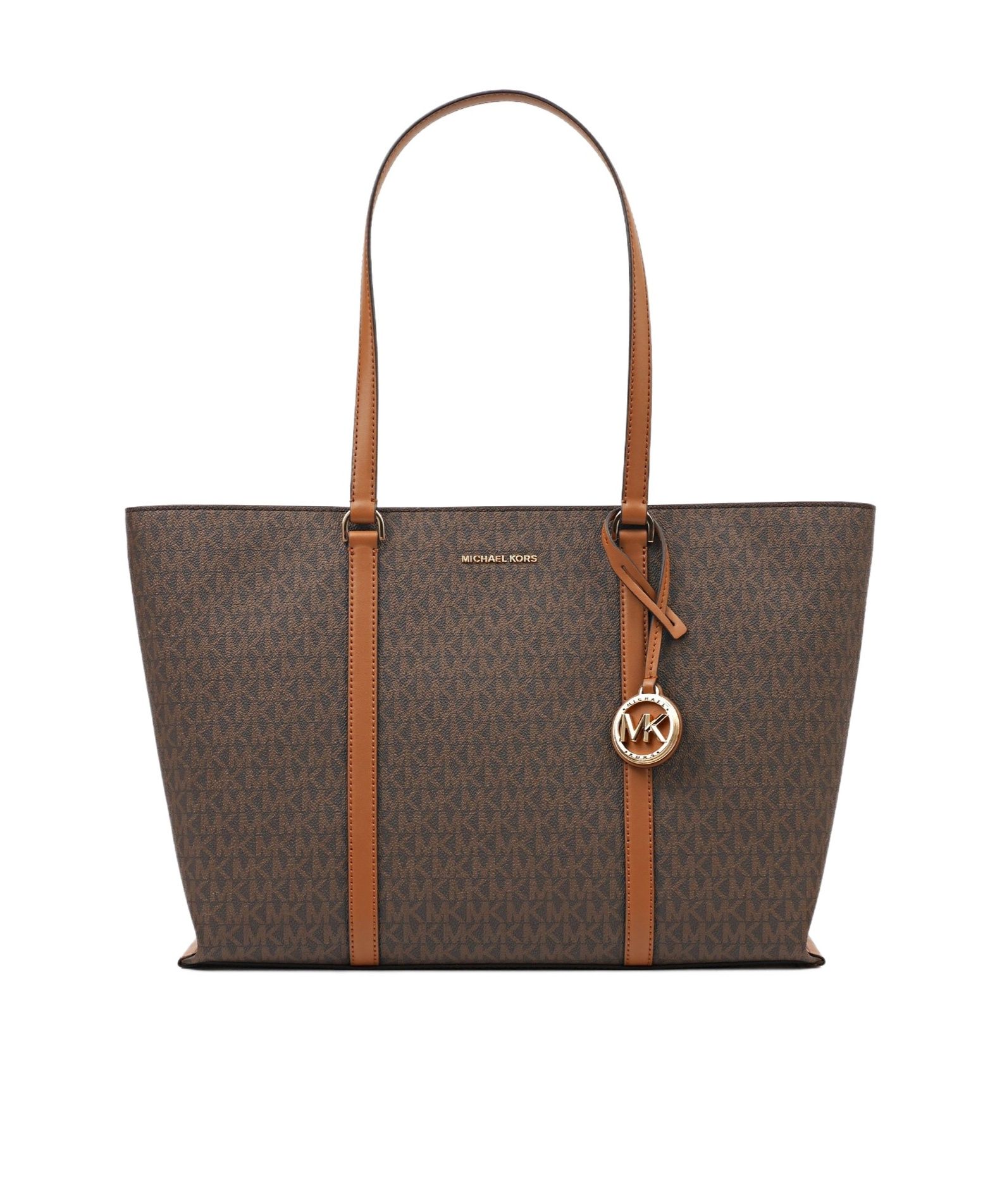 Michael Michael Kors Logo-print Tote Bag In Brown