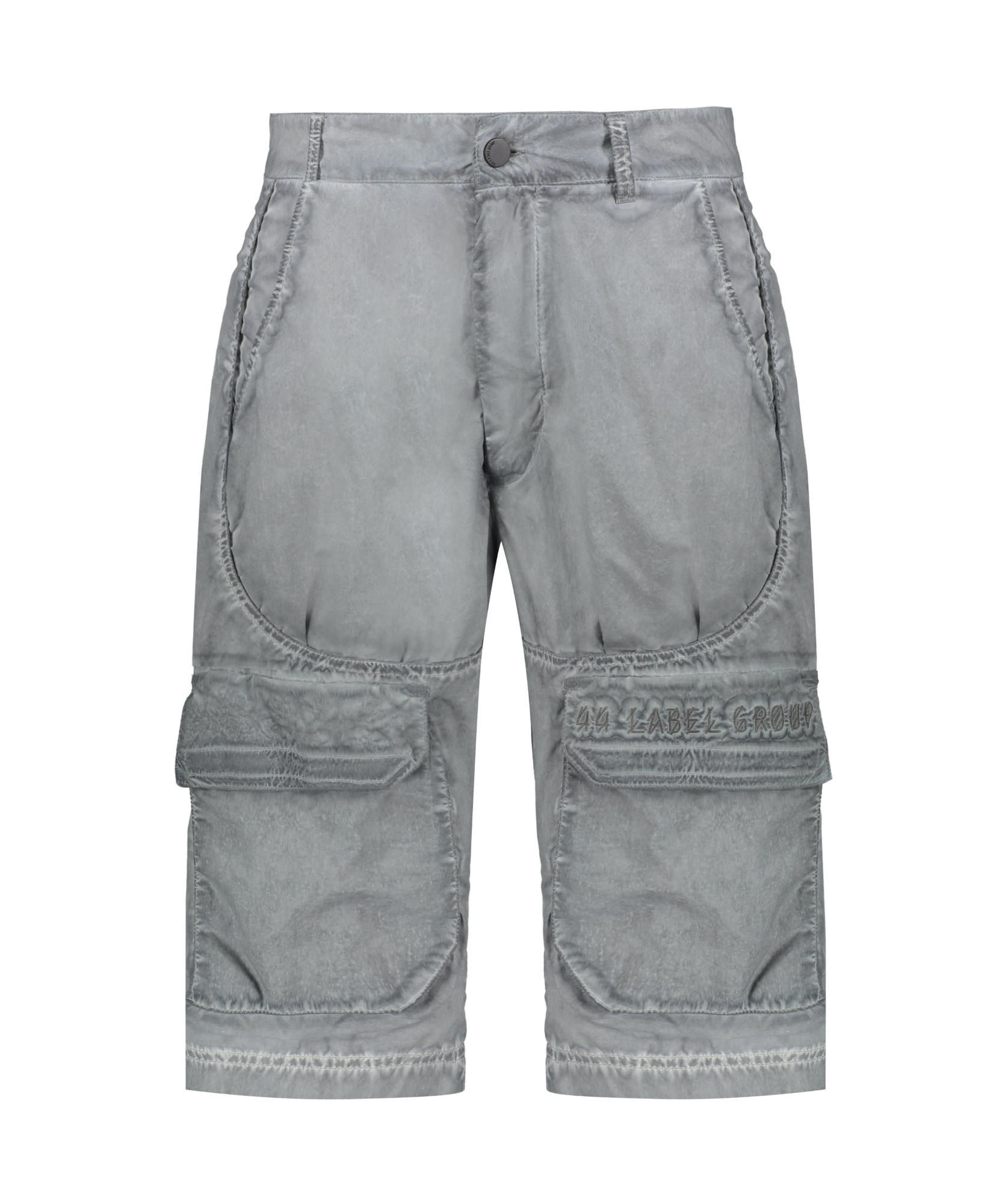 44 Label Group Techno Fabric Bermuda-shorts In Gray
