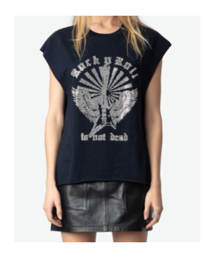Shop Zadig & Voltaire Zadig Voltaire Cloe Tank Top In Black
