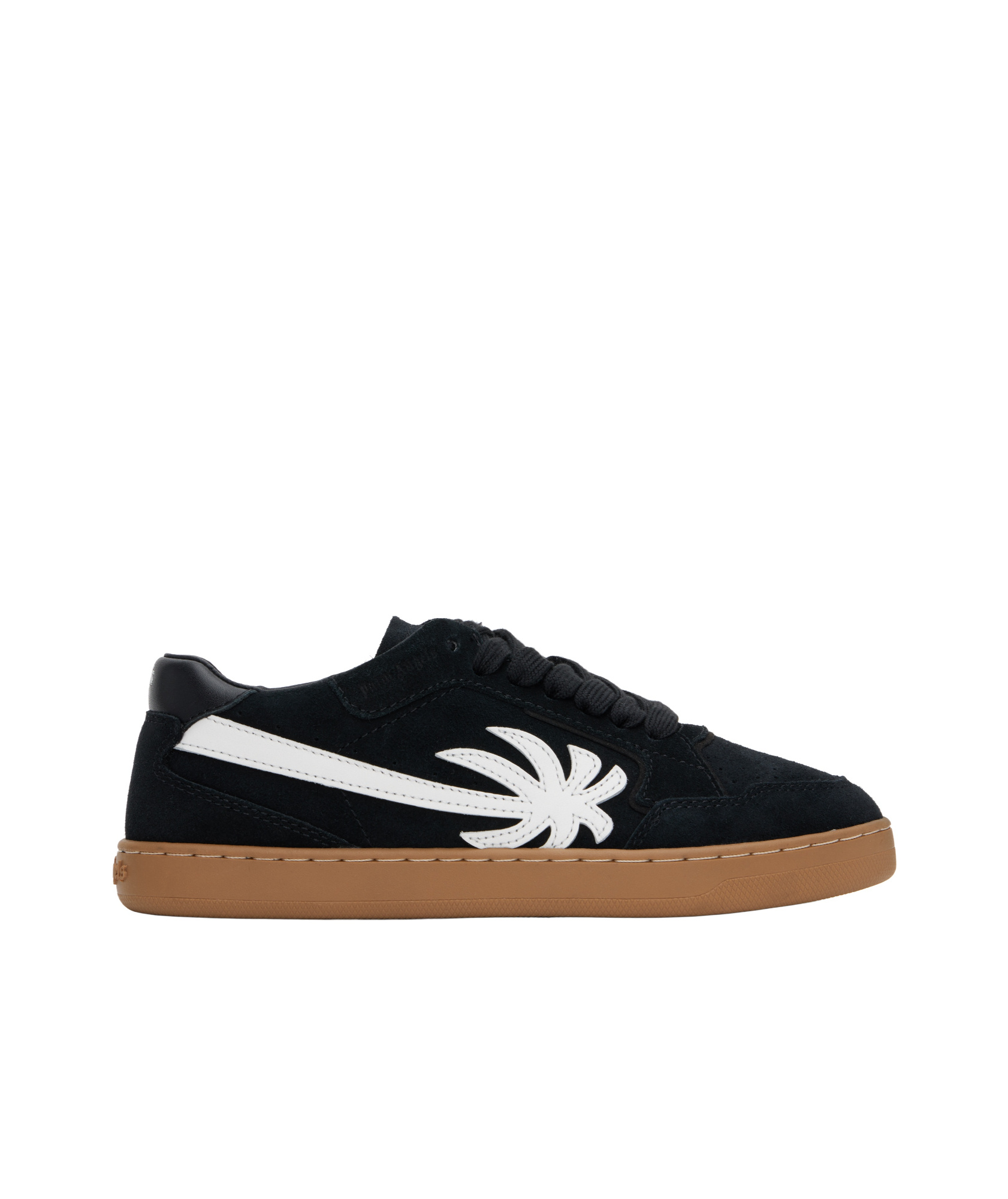 Palm Angels Lace-up Low-top Sneakers In Black