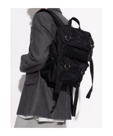 Maison Margiela Medium High-tech Backpack In Black