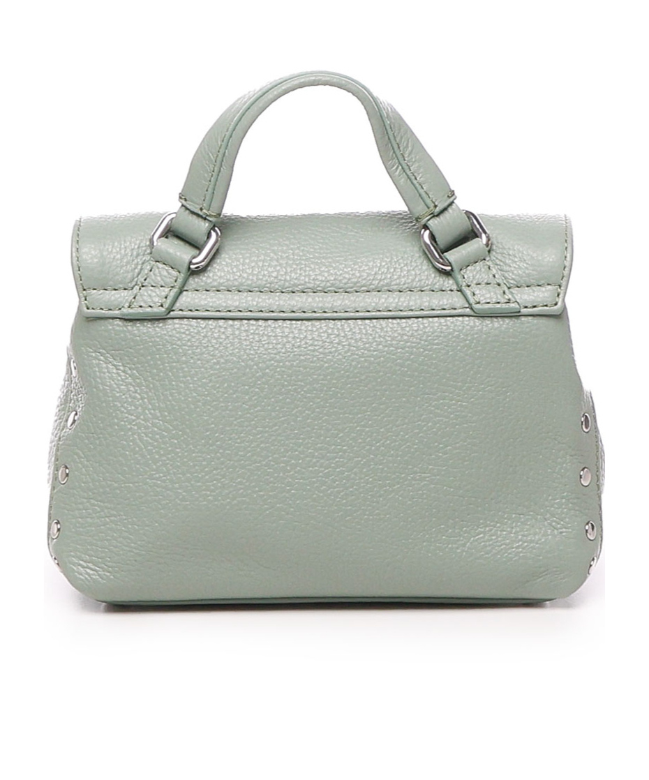 Zanellato Flip Shoulder Bag In Gray