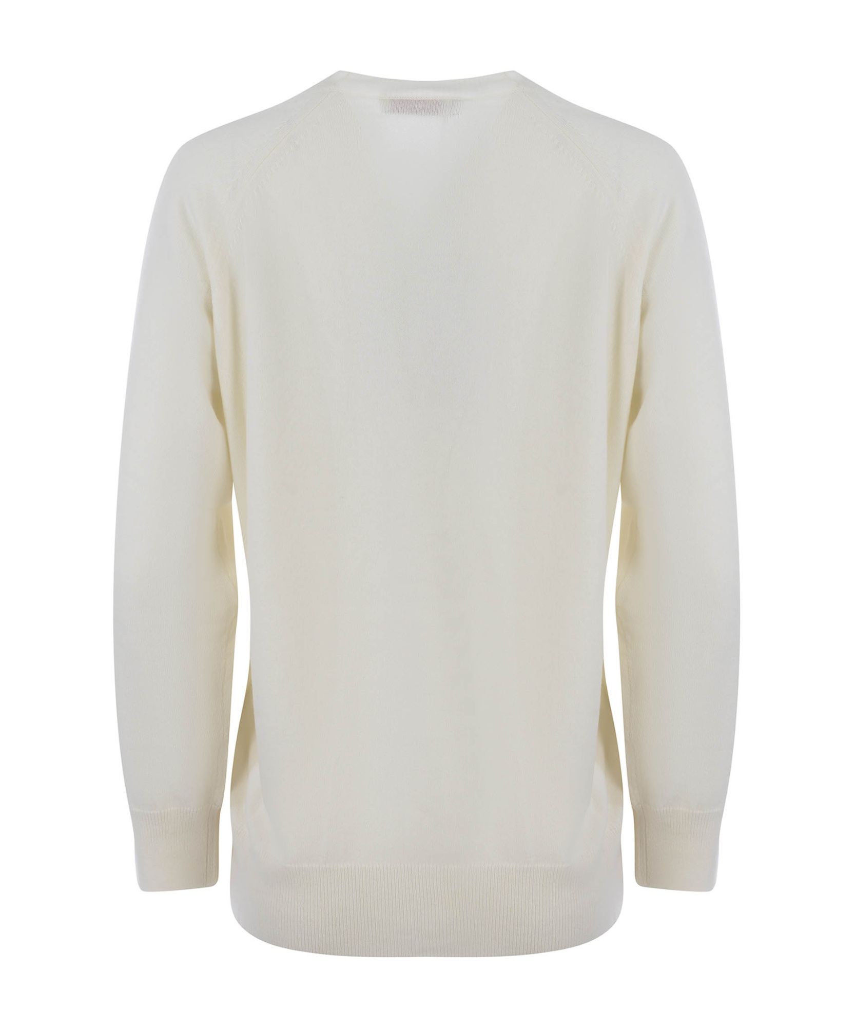 Max Mara Long-sleeved Sweater In White