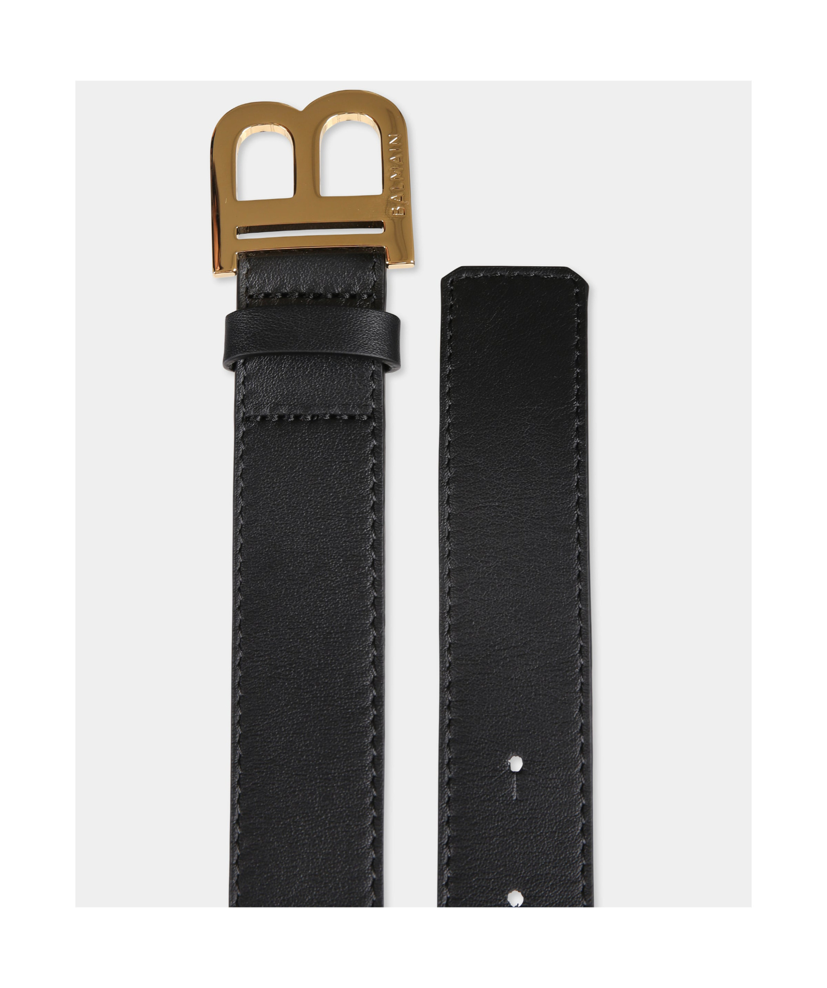 BALMAIN LOGO-BUCKLE BELT