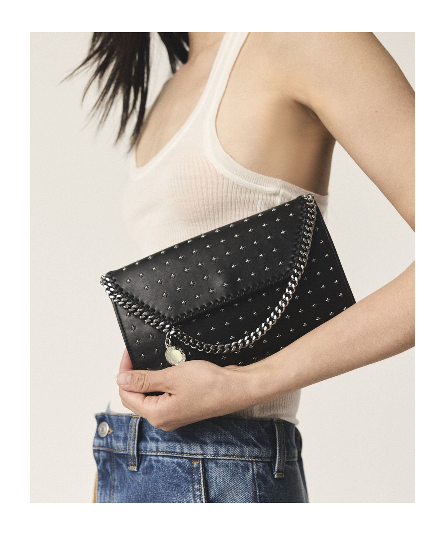 Stella Mccartney Limited-edition Falabella Star Studs Wallet Crossbody Bag