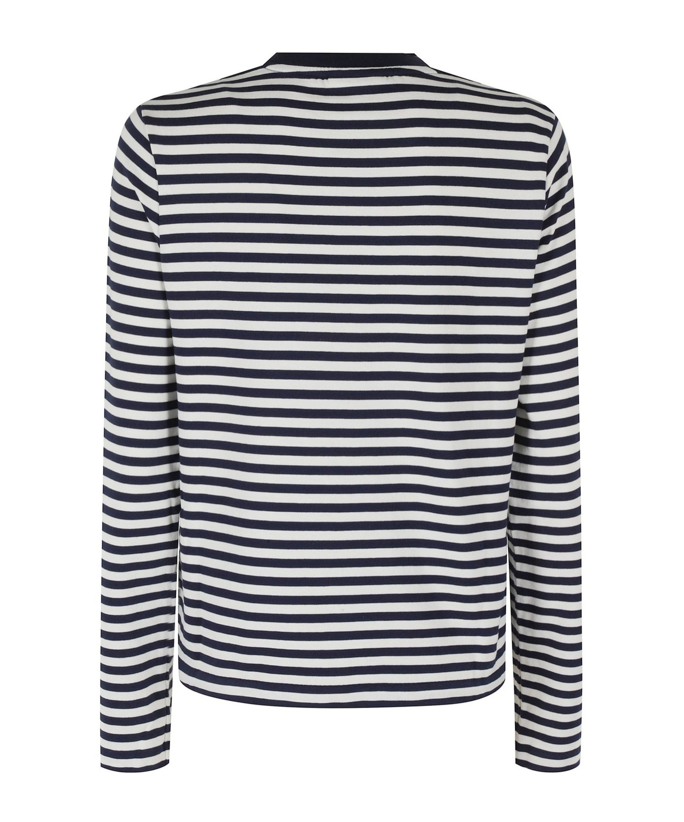 Maison Kitsuné Bold Fox Head Striped T-shirt In Multi