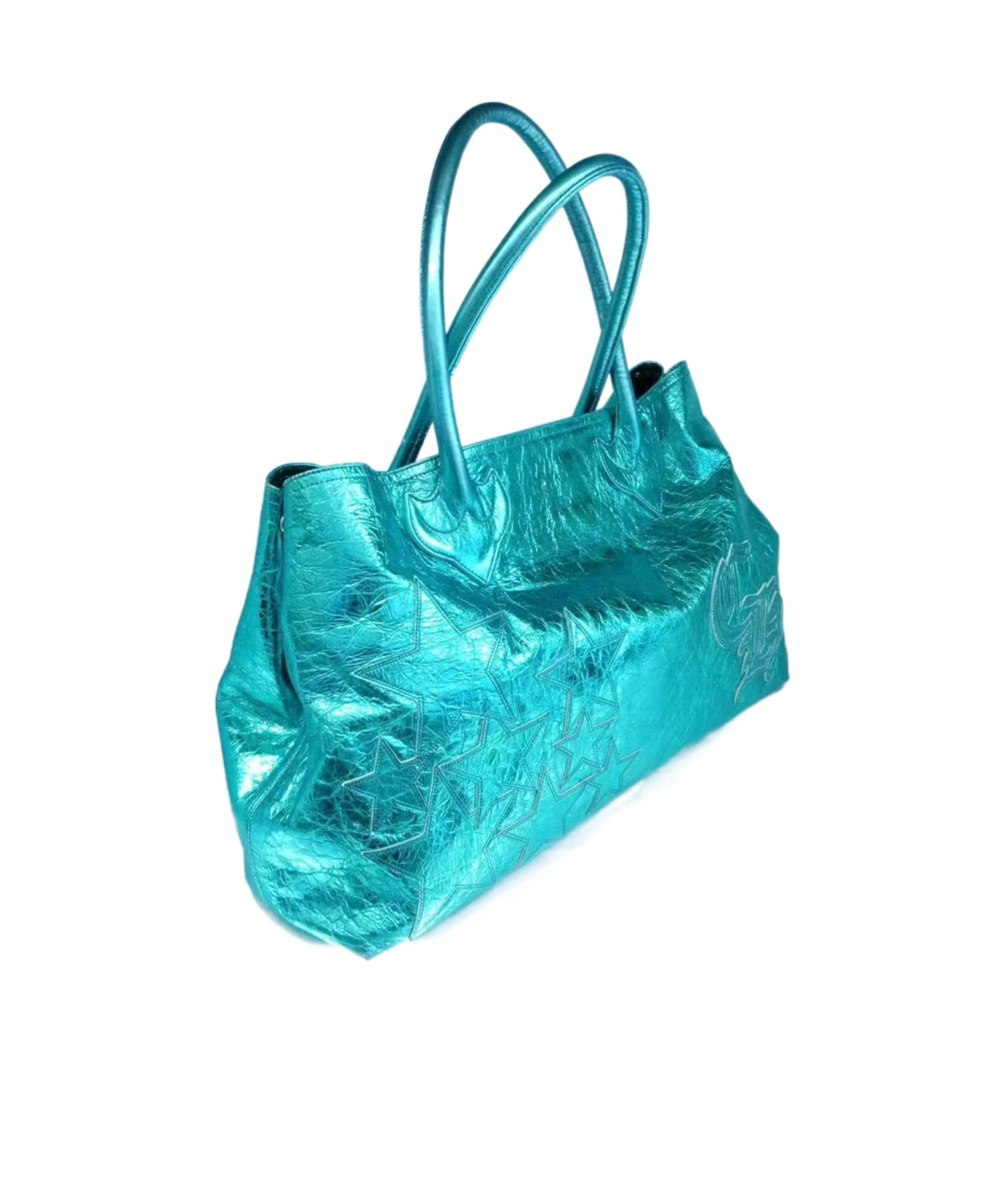 Chrome Hearts Pleated Tote Bag In Green