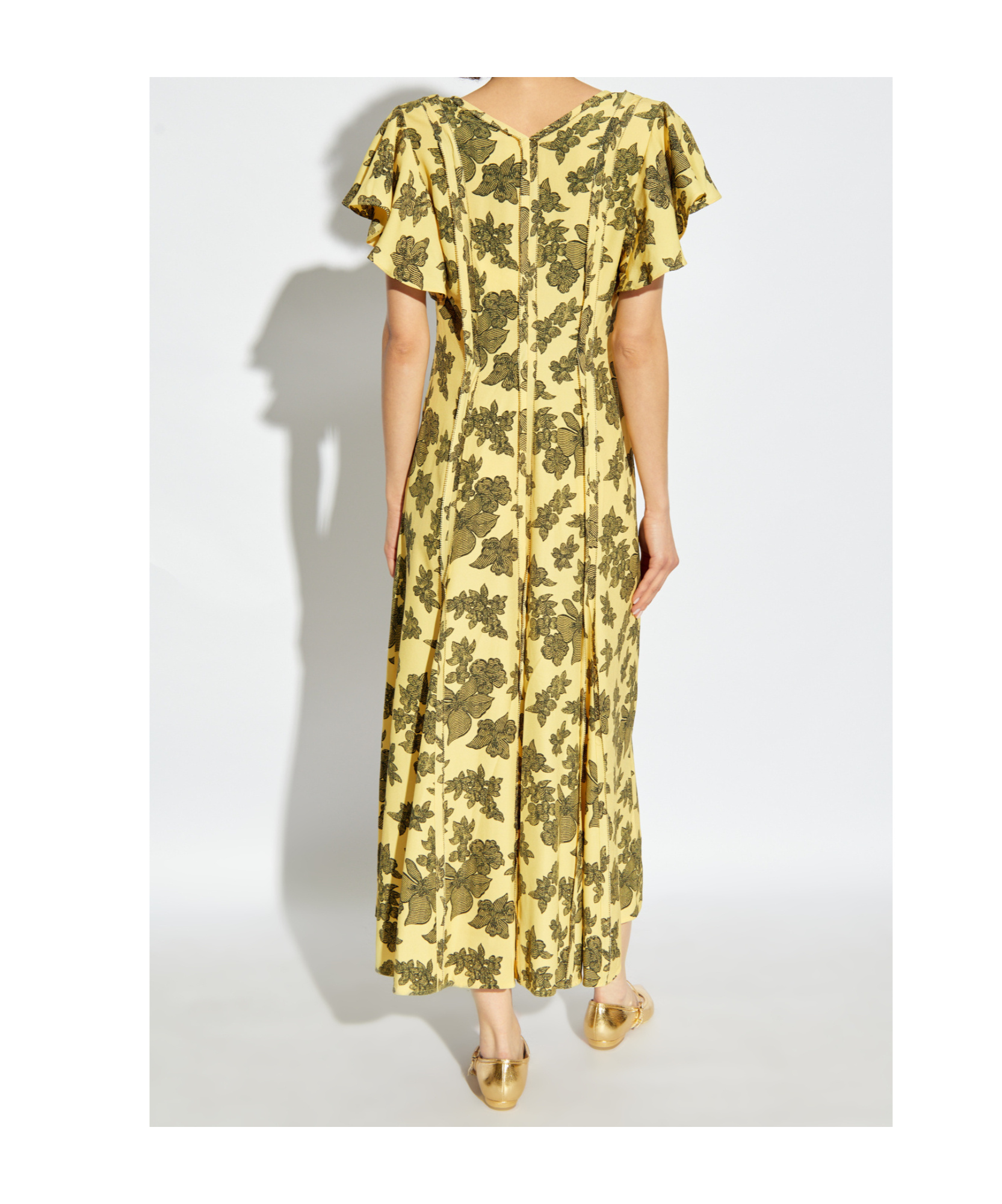 Shop Ulla Johnson Evette Maxi Dress In Green