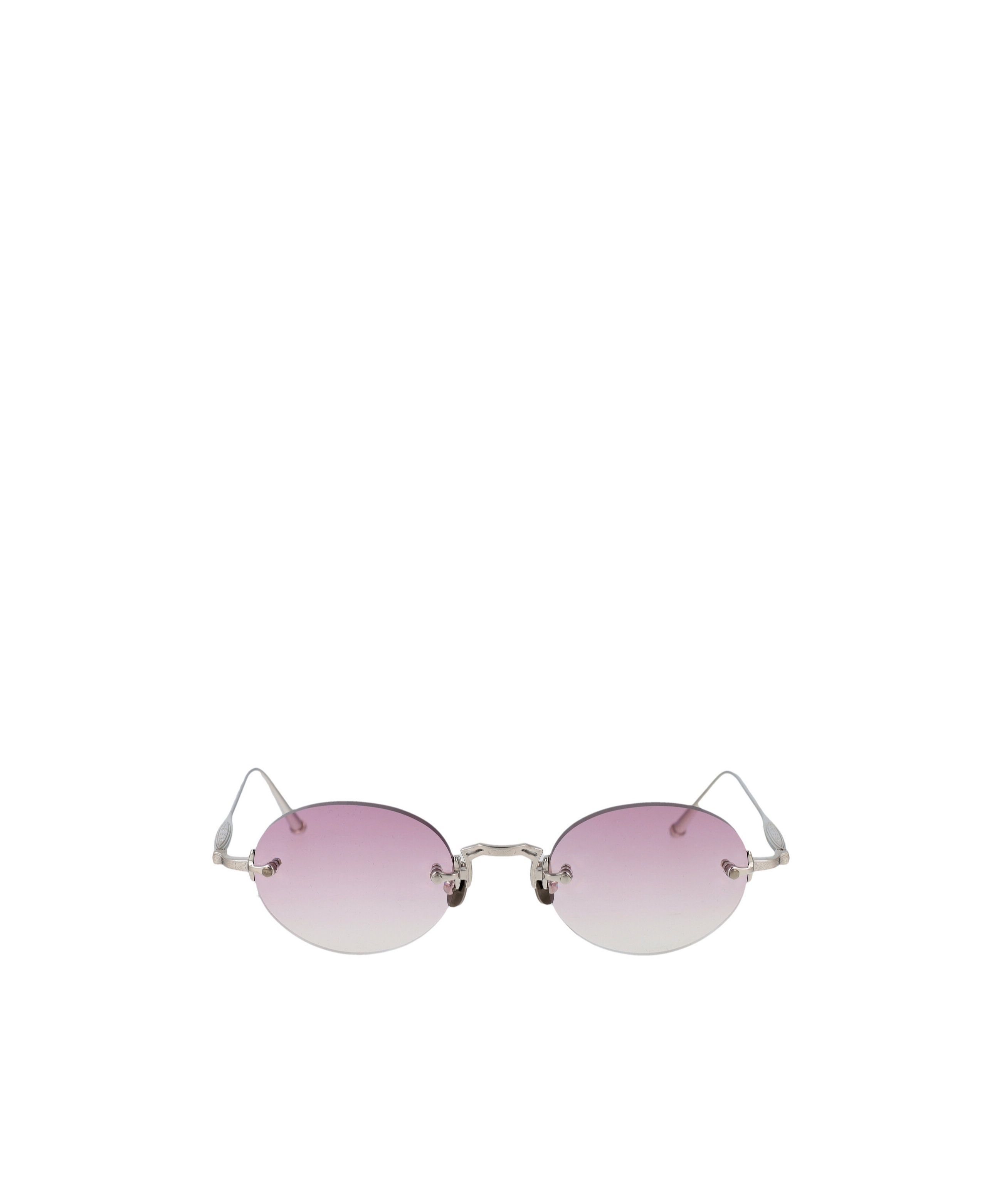 Matsuda Rimless Oval-frame Sunglasses In Purple