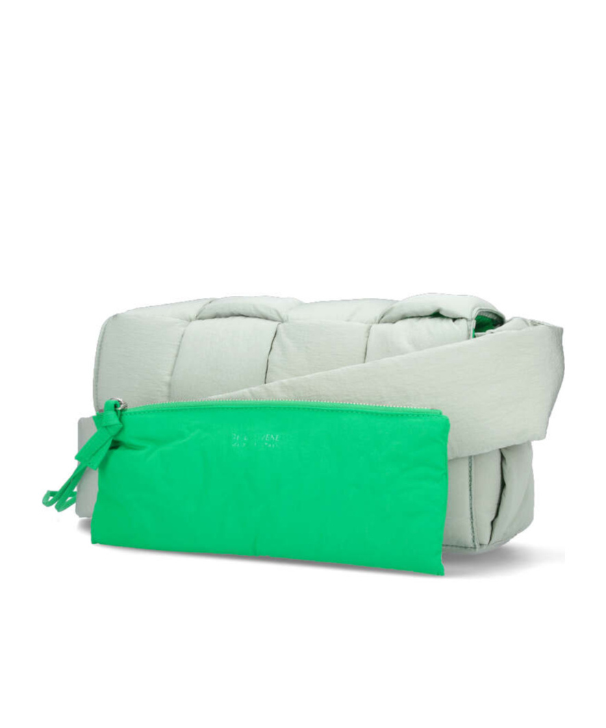 Bottega Veneta Medium Cassette Shoulder Bag In White