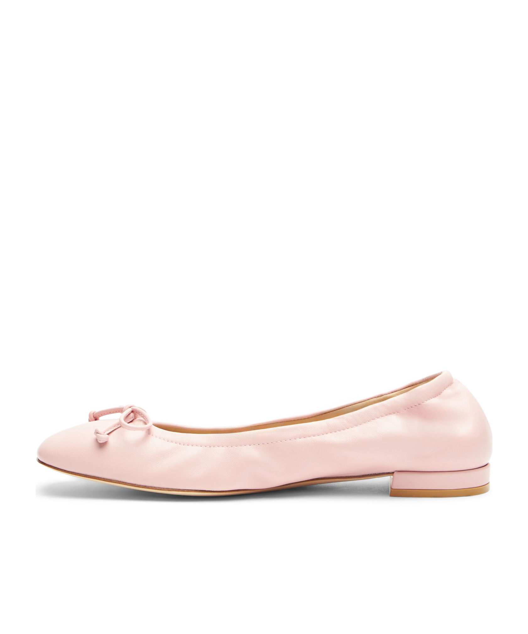 Stuart Weitzman Bria Ballet Flats In Nude