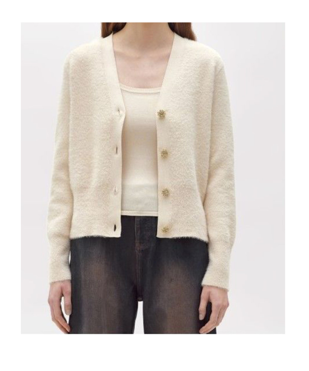 Blugirl Two-piece Ribbed Knit Sweater In White