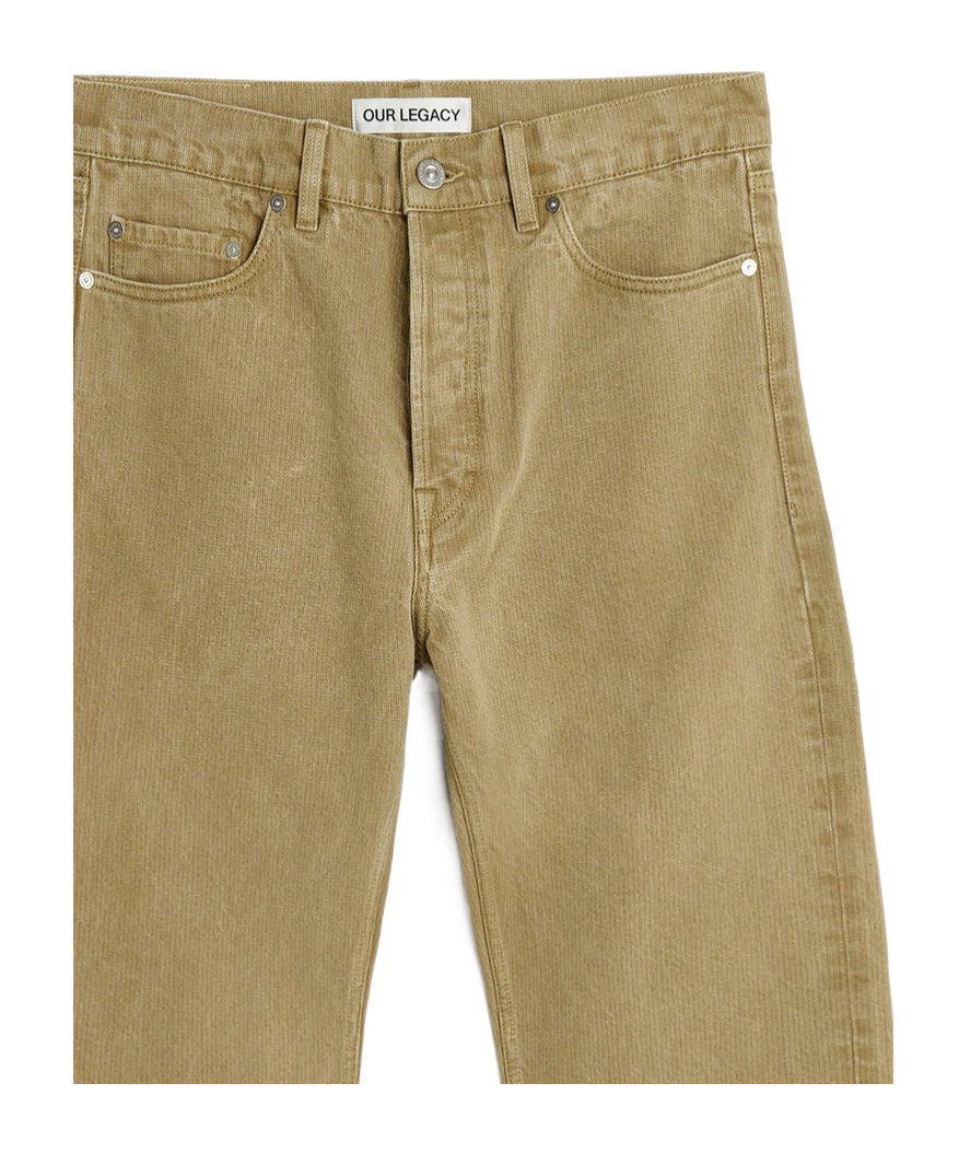 Our Legacy Third Cut Jeans In Green