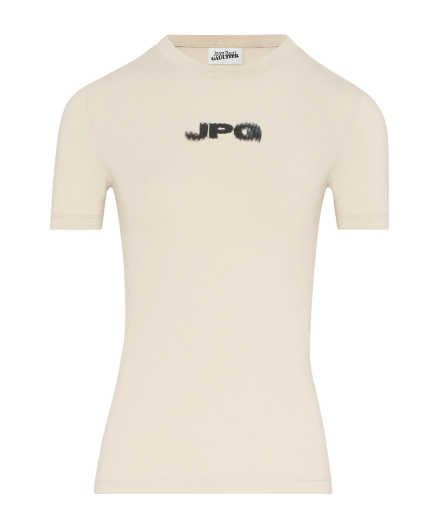 Jean Paul Gaultier The Ecru Jpg Baby Tee In Neutral