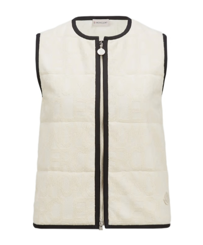 Moncler Smanicato Gilet In White