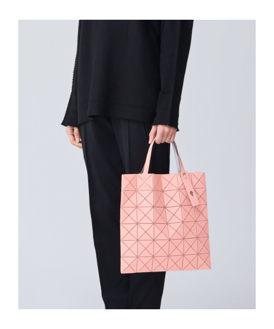 Bao Bao Issey Miyake Geometric-pattern Tote Bag In Orange