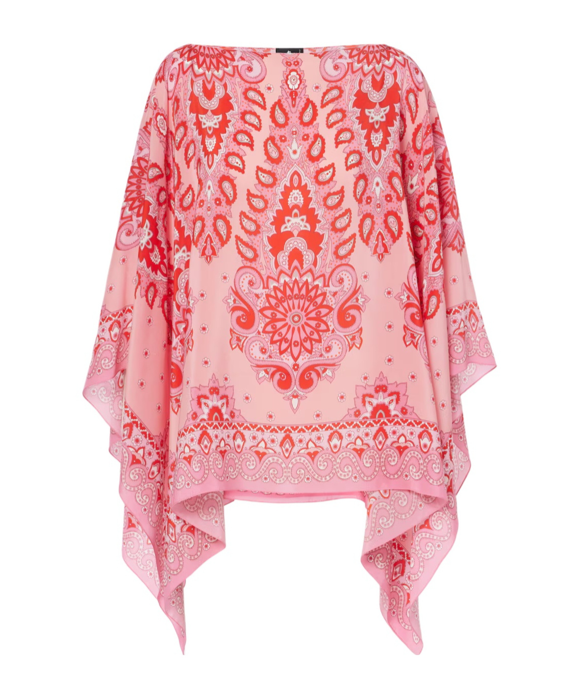 Etro Printed Pattern Cape In Pink
