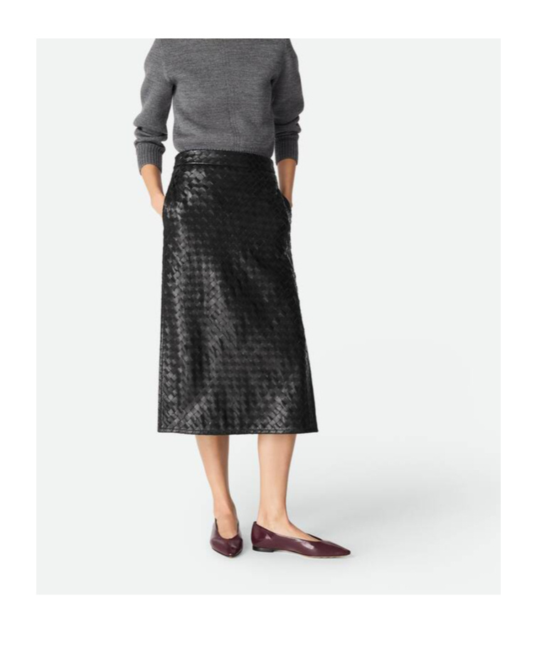 Bottega Veneta Burgundy Sofia Ballet Flats In Red