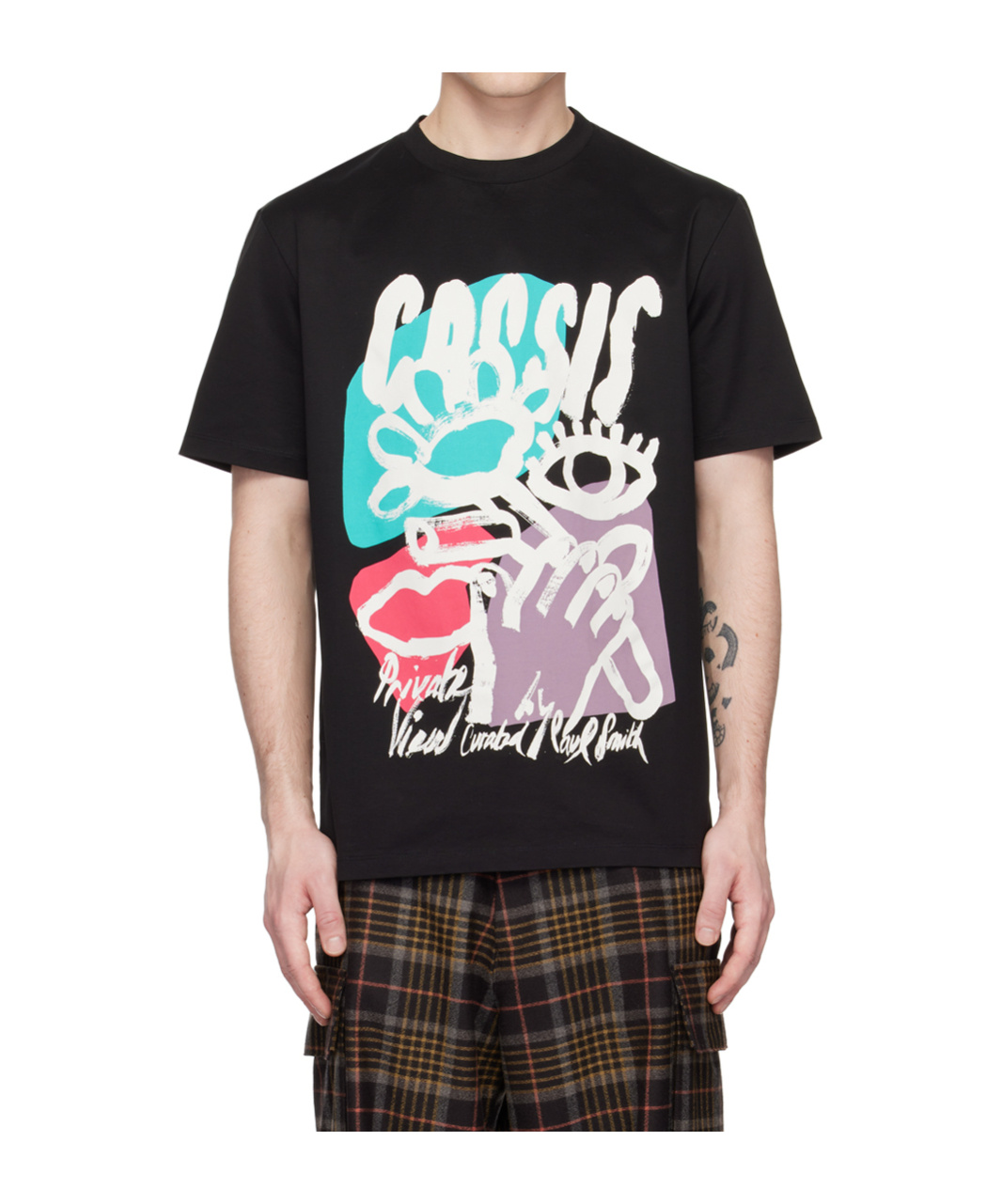 Shop Paul Smith Graphic-print Short-sleeve T-shirt In Black