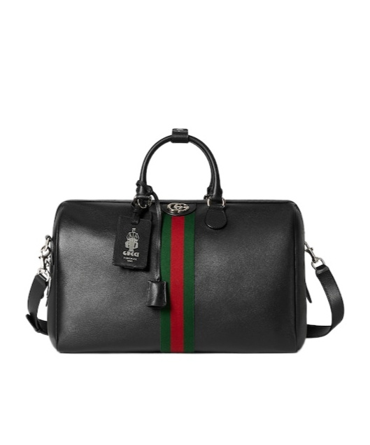 Gucci Savoy Medium Duffle Bag In Black