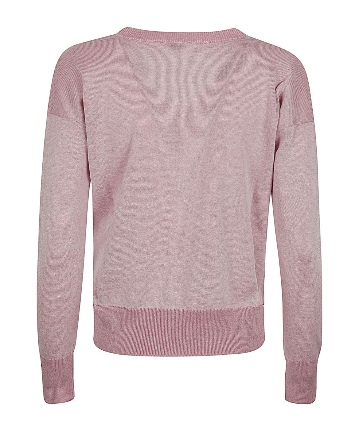 Shop Baserange V-neck Long-sleeved Sweater In Nude