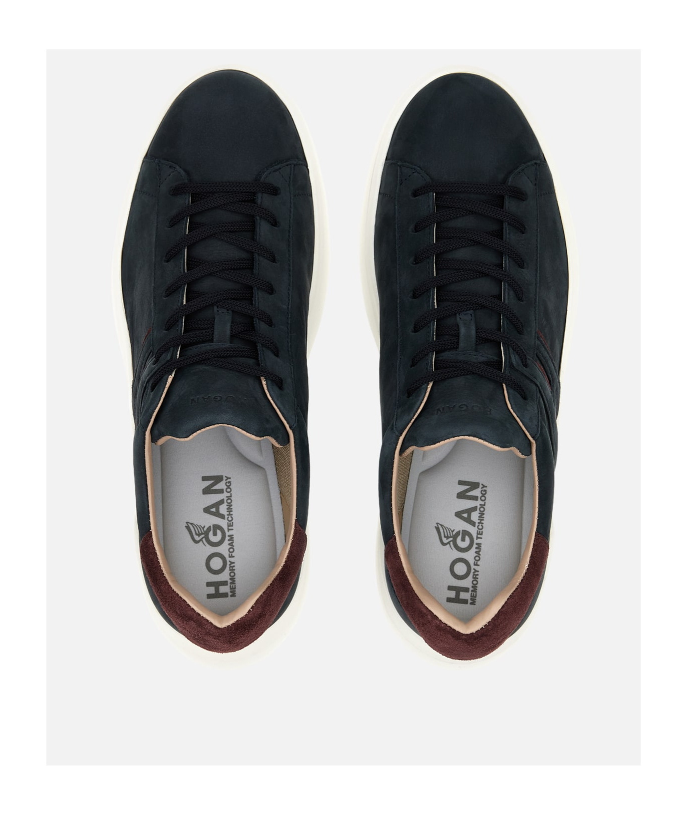Hogan Sneakers H580 In Pelle Scamosciata In Black