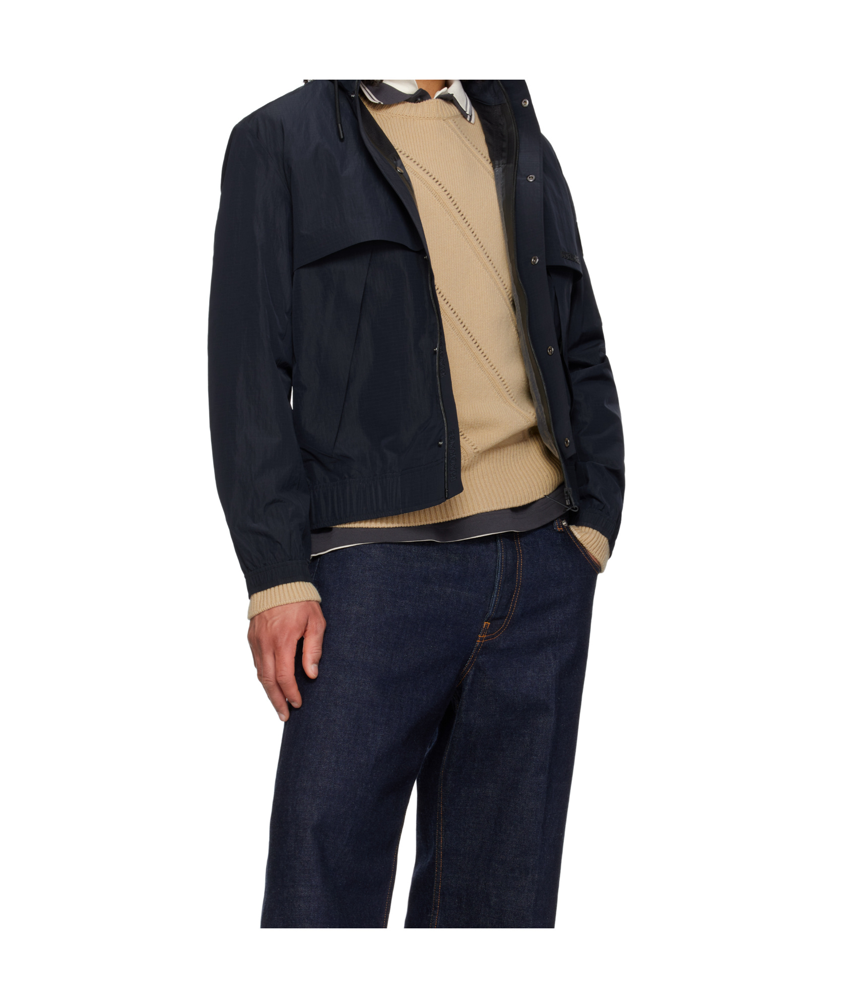 Mackage Blue Garrett Jacket In Navy Blue