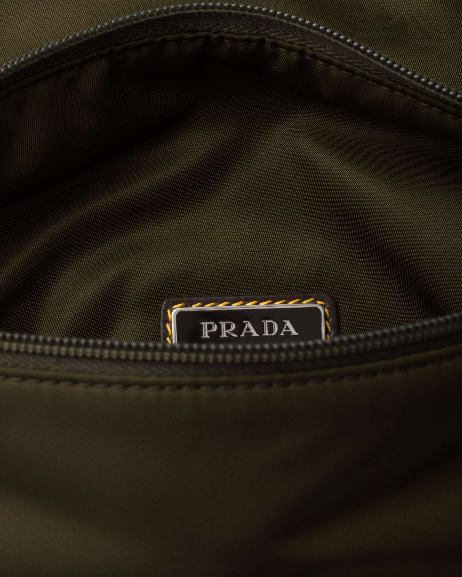 Prada Men Two-tone Re-nylon And Suede Belt Bag