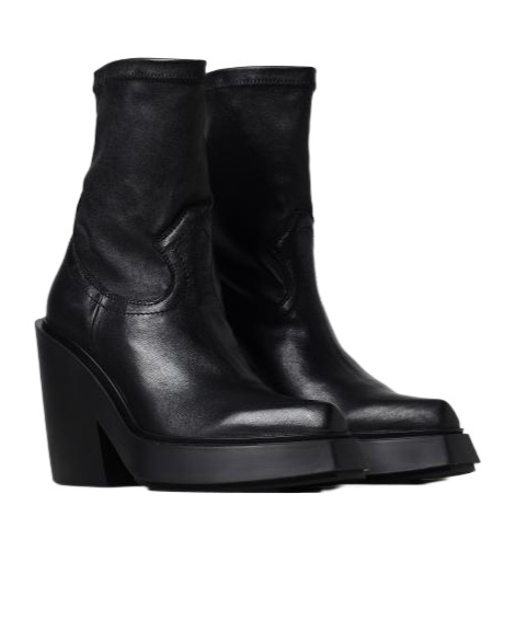Vic Matie Block-heel 115mm Pointed-toe Boots In Black